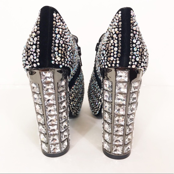 Lady Couture Swarovski Platform Heel Booties Glory - Picture 5 of 8